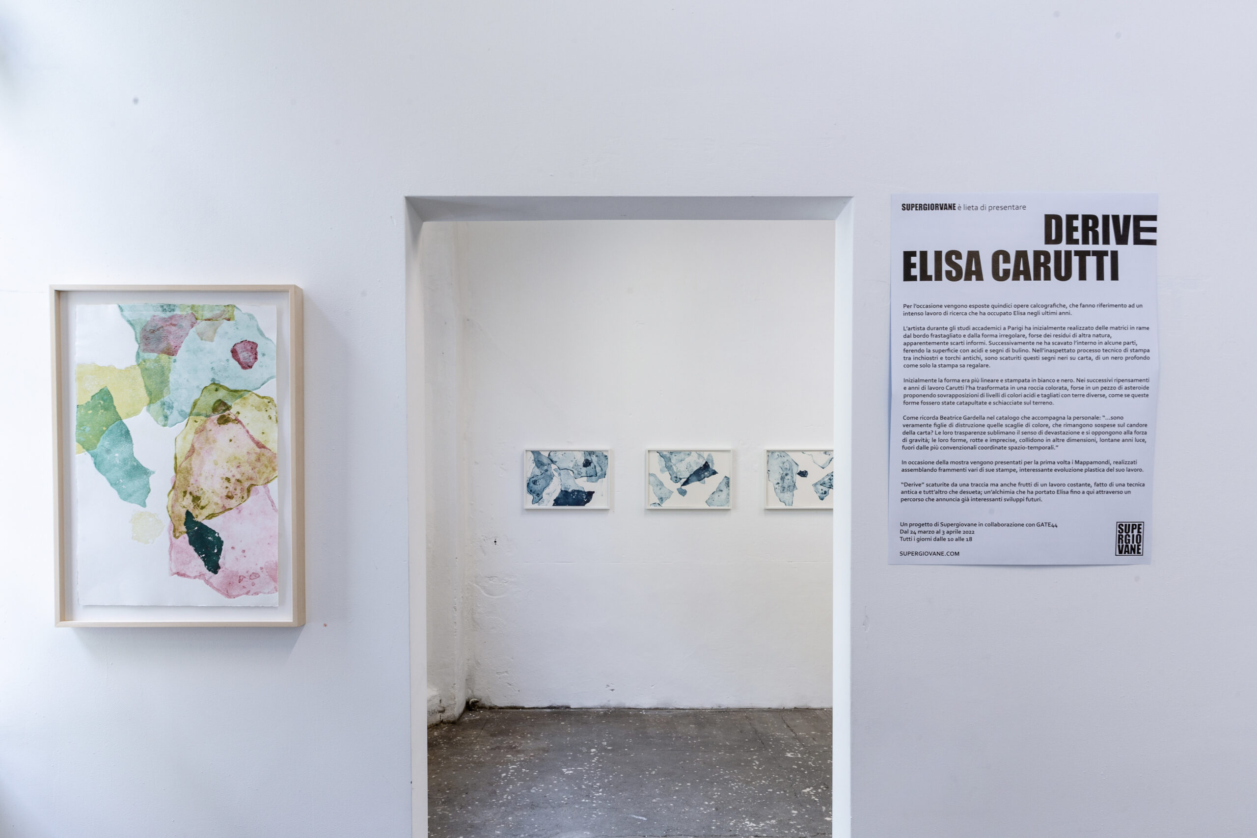 Derive, 2022, curated by collettivo Supergiovane, Gate44, Milan, Italy